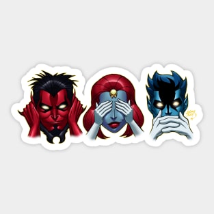 See No Evil Hear No Evil Speak No Evil Sticker